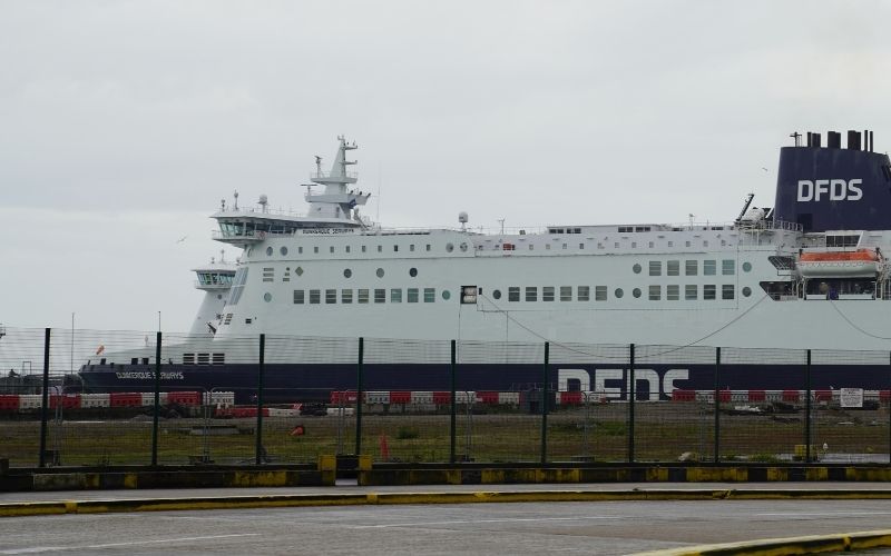 DFDS ferry Dunkirk Seaways op de route Duinkerken naar Dover