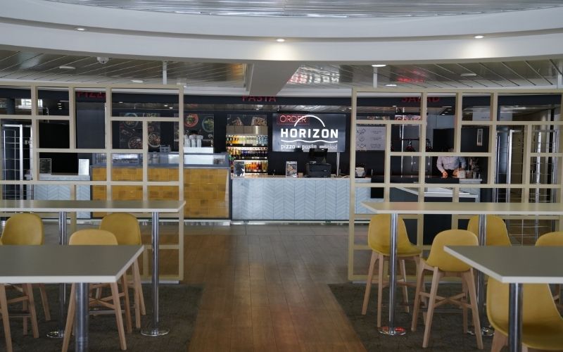 Het restaurant aan boord van DFDS op de route Calais naar Dover
